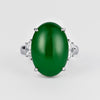 16.25 Carat Imperial Jade Ring | Fei Cui Jadeite Jade Type A