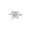 GIA-zertifizierter 5,13 Karat Princess Cut M/SI2 Diamant Solitär Ring für Verlobungen