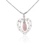 GIA-zertifizierte natürliche rosa Salzwasser-Conch-Perle Vintage Halskette