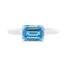 IGI Certified 2.08 Carat Vivid Blue Lab Grown Diamond Engagement Ring