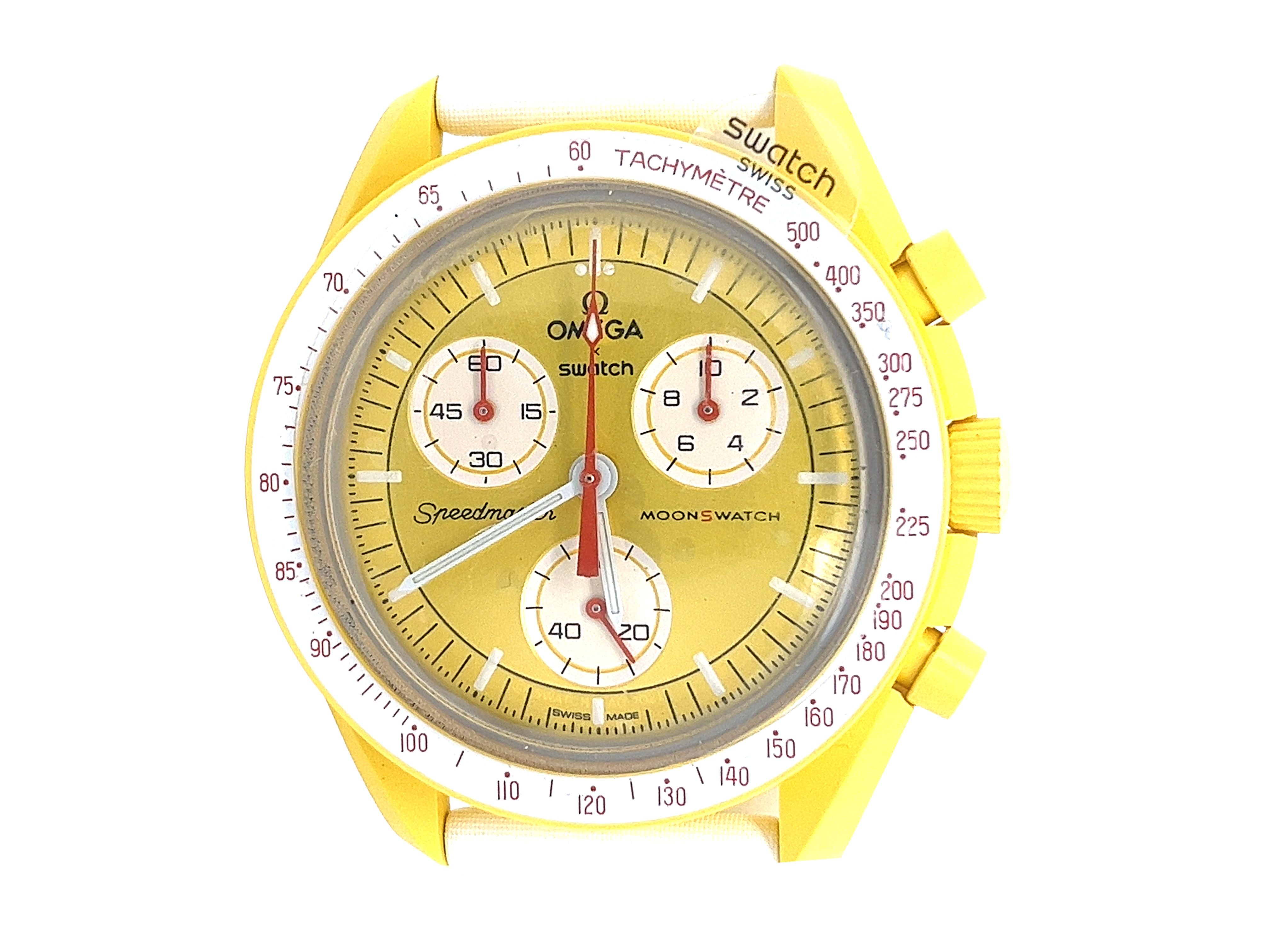 Omega Swatch Sunface Mission To The Sun Brand New Full Set – ASSAY