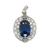 Van Cleef and Arpels Collier Pendentif Saphir Bleu de Ceylan et Diamant
