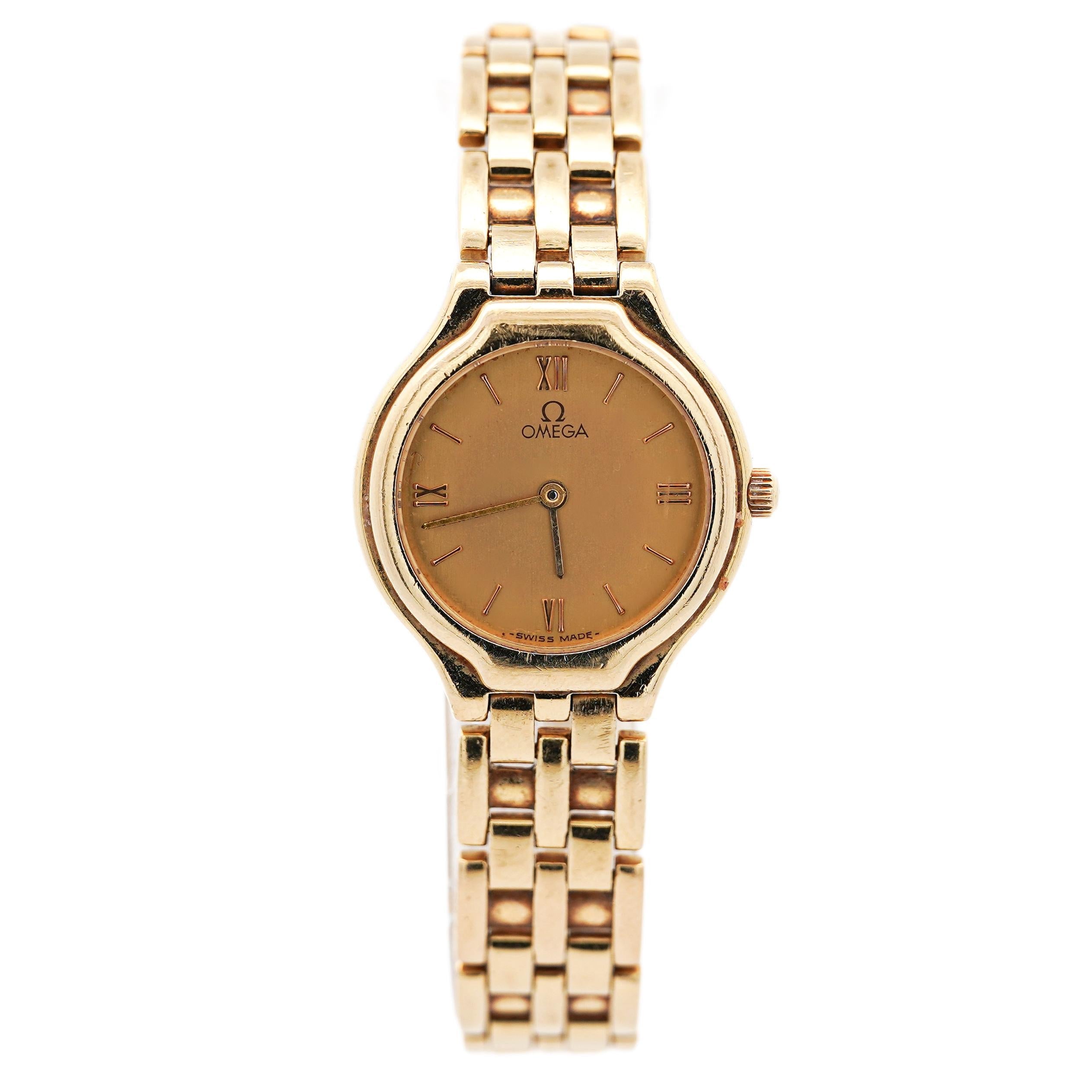 Vintage Omega Deville 18K Gold Classic Watch in Box & Papers Vintage Omega Deville 18K Gold Classic Watch in Box & Papers