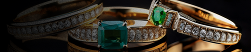 Luxury Men's Rings: Diamonds, Emeralds & More