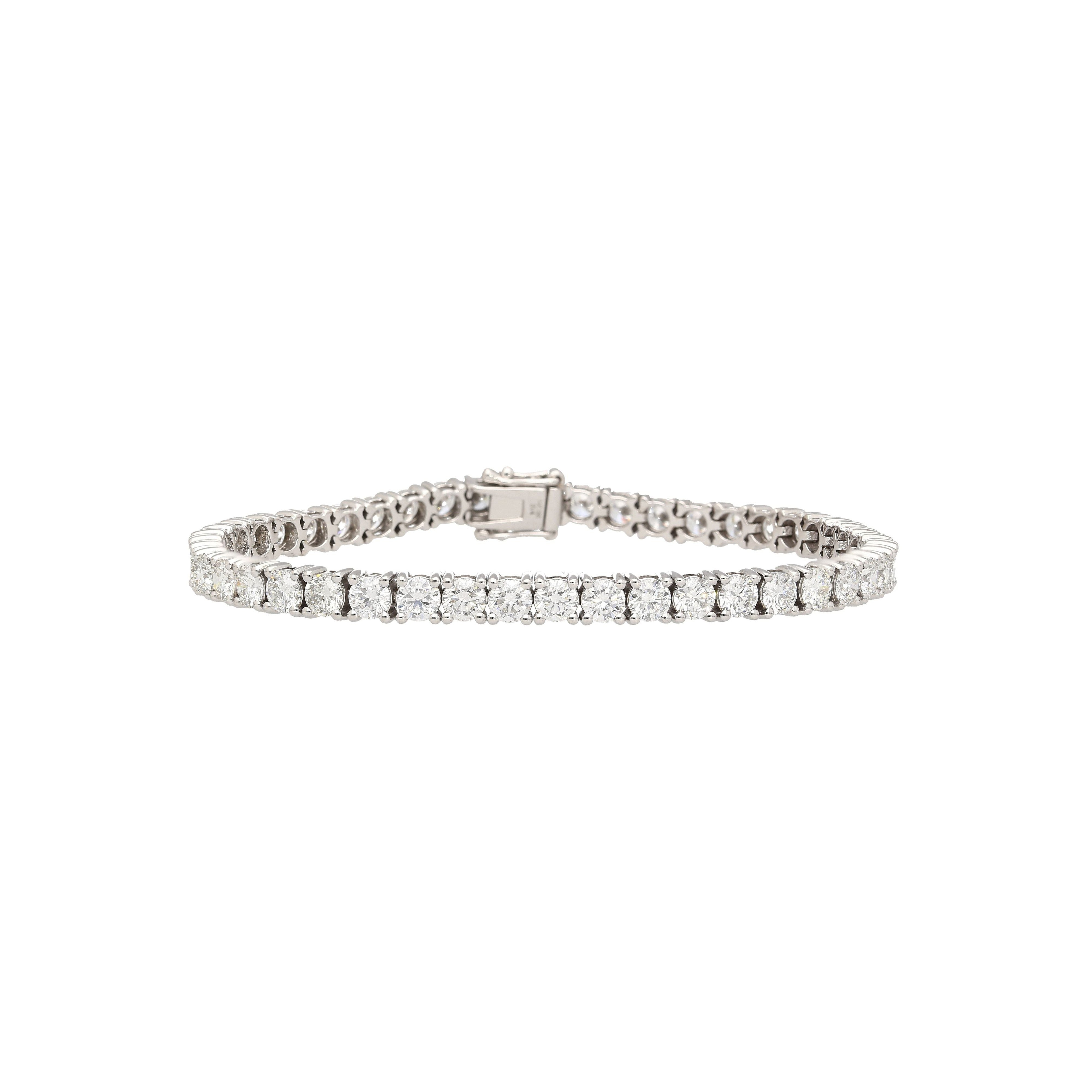 1-10 Carat Natural Diamond 4-Prong 14k Tennis Bracelet-Bracelets-ASSAY