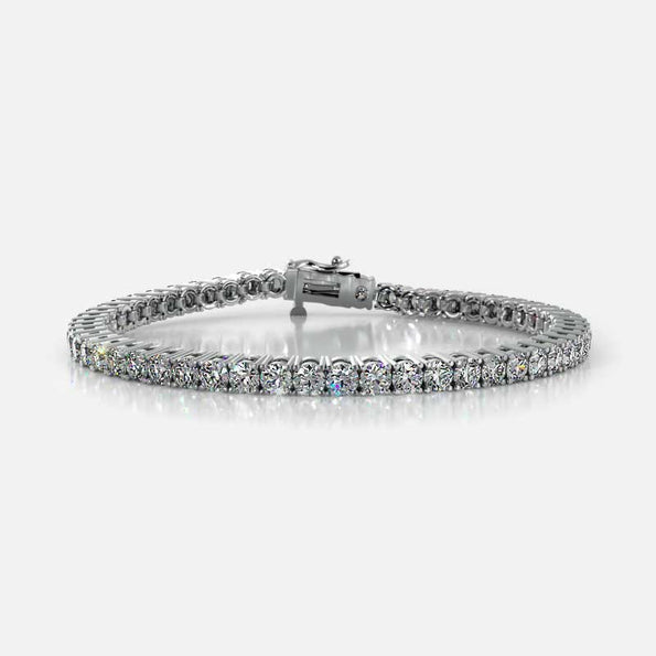 1-12 Carat Lab Grown Diamond Tennis 4-Prong Bracelet for Women
