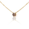 1 Carat Brown Diamond 18K Gold Solitaire Pendant Necklace
