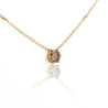 1 Carat Brown Diamond 18K Gold Solitaire Pendant Necklace