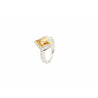 1 carat GIA certified Fancy Yellow Lozenge-cut Diamond Ring - ASSAY