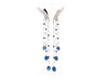 10 Carat Blue Sapphire & Diamond Dangle Drop Ear Climb Chandelier Earrings