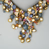 100 Carat Mixed Multi-Gem Avant-Garde Statement Necklace in 18k Gold