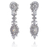 10.75 Carat Radiant-Cut VVS1 Fancy Yellow Diamond Drop Earrings in 18K White Gold - ASSAY