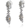 10.75 Carat Radiant-Cut VVS1 Fancy Yellow Diamond Drop Earrings in 18K White Gold - ASSAY