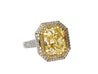 10.88 Carat Radiant Cut Fancy Yellow Diamond | GIA Certified