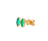 1/2 Carat Natural Emerald Marquise Cut 8MM Stud Earring in 14K Solid Gold-Earrings-ASSAY