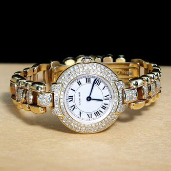 Cartier Panthere Vendome 8157907 27mm Diamond 18K Gold Ladies Watch – Assay Jewelers