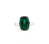 12.68 Carat Zoisite Green Tanzanite & Diamond Ring in Platinum 950 | IGI Certified