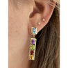 14K Gemstone Cluster Push-Back Earrings - ASSAY