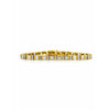 14K Gold Diamantarmband, Baguette- und Rundschliff-Diamantarmband