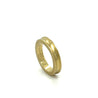 14K Gold Uneven Curved Ring in Brushed Gold-Gold Ring-ASSAY