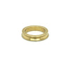 14K Gold Uneven Curved Ring in Brushed Gold-Gold Ring-ASSAY