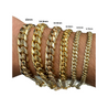 14K Solid Gold Miami Cuban Link Chain Bracelet | 4-21.5MM, 6-10"-Bracelet-ASSAY