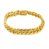 14K Solid Gold Miami Cuban link Chain 8 Inches 5.75-13.5 MM