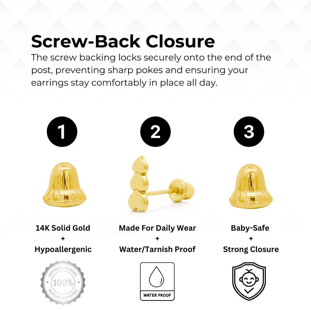 Screw Backs Earrings Without Butterfly Backs Screw Back Different