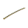 16.4 Carat Emerald & Diamond Vintage Cluster Link Bracelet