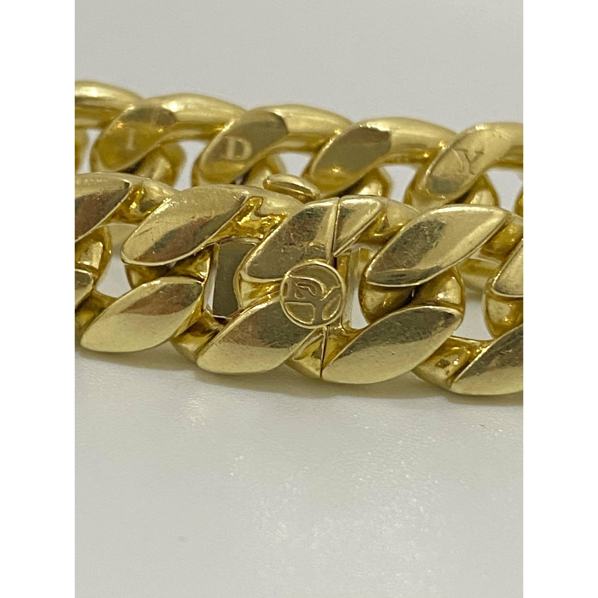 18k Gold David Yurman Flat Cuban Link Bracelet | 11.5mm - 8 inches – ASSAY