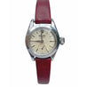 1950's Rolex Oyster Speedking Precision women's watch in red leather strap-watch-ASSAY