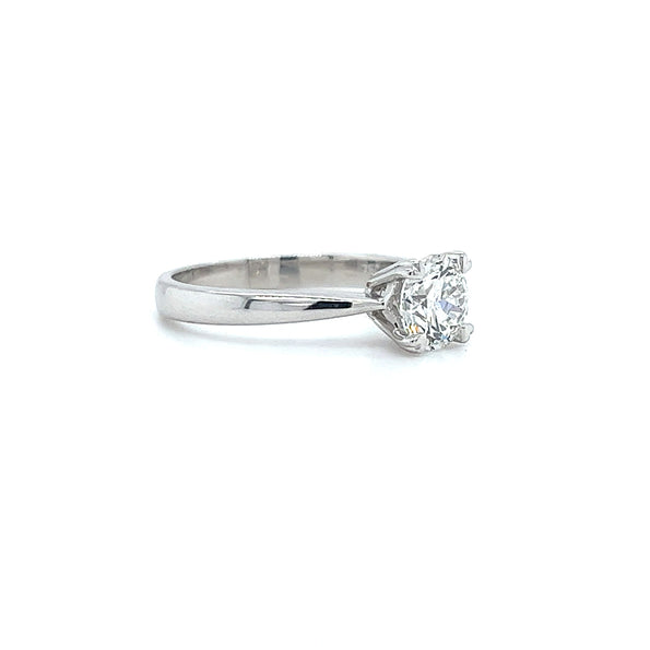 1,02 carat de diamant de laboratoire E/VS1 avec Bague de fiançailles solitaire