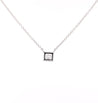 1.21 Carat Cushion-Cut Lab Grown Diamond Solitaire Pendant Necklace in 14K White Gold 16 Inch Chain