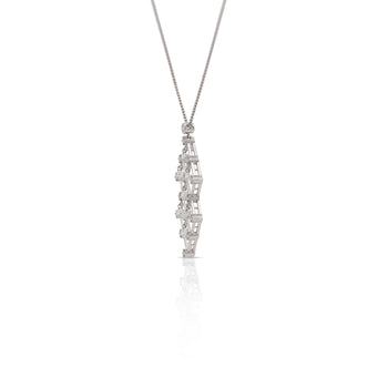 2 Carat tw Diamond Dangling Platinum Pendant Necklace – Assay Jewelers