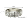 23.5 Carat Natural Round Cut Diamond 3 Row Box Set Tennis Bracelet-Bracelet-ASSAY