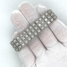 23.5 Carat Natural Round Cut Diamond 3 Row Box Set Tennis Bracelet-Bracelet-ASSAY