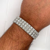 23.5 Carat Natural Round Cut Diamond 3 Row Box Set Tennis Bracelet-Bracelet-ASSAY