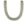 27 Carat Diamond and Emerald Flexible Choker Necklace in 18k White Gold-Necklaces-ASSAY