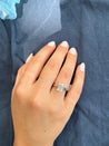 2.12 Carat H/VS2 Emerald Cut CVD Lab Diamond Ring in 14K White Gold-Rings-ASSAY