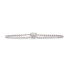 2.4 Carat Round &amp; Baguette Lab Grown Diamond Tennis Bracelet