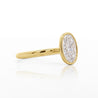 2.48 Carat Lab-Grown Diamond Bezel-Set 14K Yellow Gold Solitaire Engagement Ring