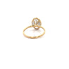 2.48 Carat Lab-Grown Diamond Bezel-Set 14K Yellow Gold Solitaire Engagement Ring