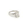 2.54 Carat G/VS1 Emerald Cut Lab Grown Diamond Ring in 14k White Gold | IGI Certified-Rings-ASSAY