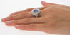 2.56 Carat No Heat Kashmir Blue Sapphire in Platinum Diamond Halo Ring-Rings-ASSAY