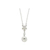 2.60 Carat Old European Cut Diamond Antique Retro Style Pendant Drop Necklace in 18K-Necklace-ASSAY