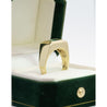 3 Carat Emerald-Cut Emerald Mens Ring in 18K Gold