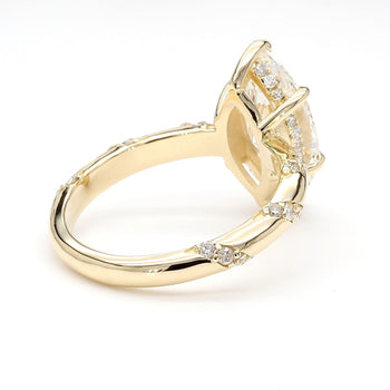 3 Carat Marquise Lab Diamond Pave Twist Shank IGI Certified Engagement Ring – Assay Jewelers