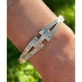 3 carat Natural Round Diamond adjustable bracelet – Assay Jewelers