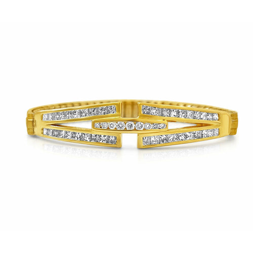 3 carat Natural Round Diamond adjustable bracelet