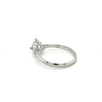 Diamant de laboratoire de 3.03 Carat, taille Coussin, couleur H, pureté VS1, dans une Bague en platine – Assay Jewelers
